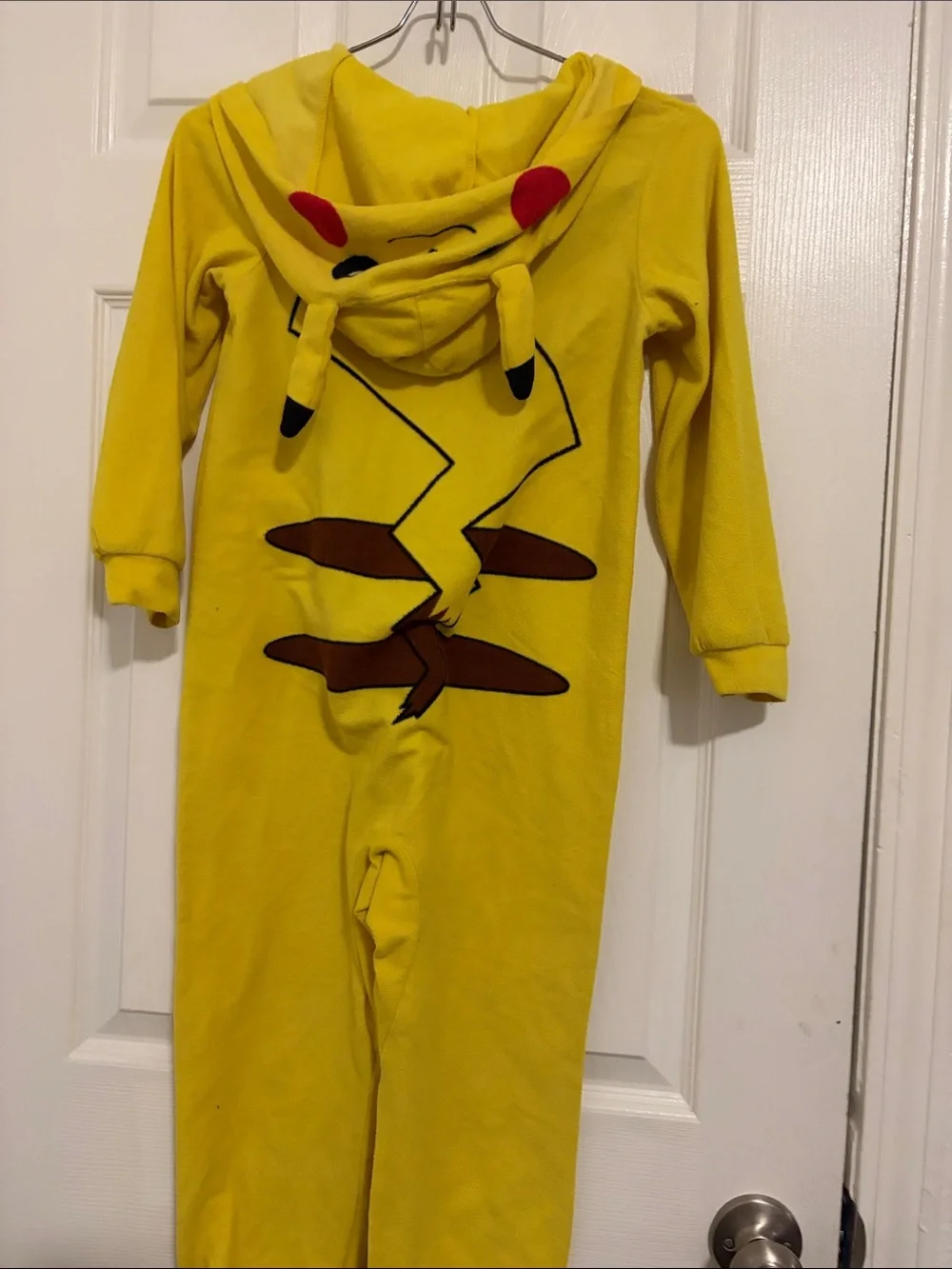 Pokémon Yellow Hooded Onesie - Kids Size 6/7